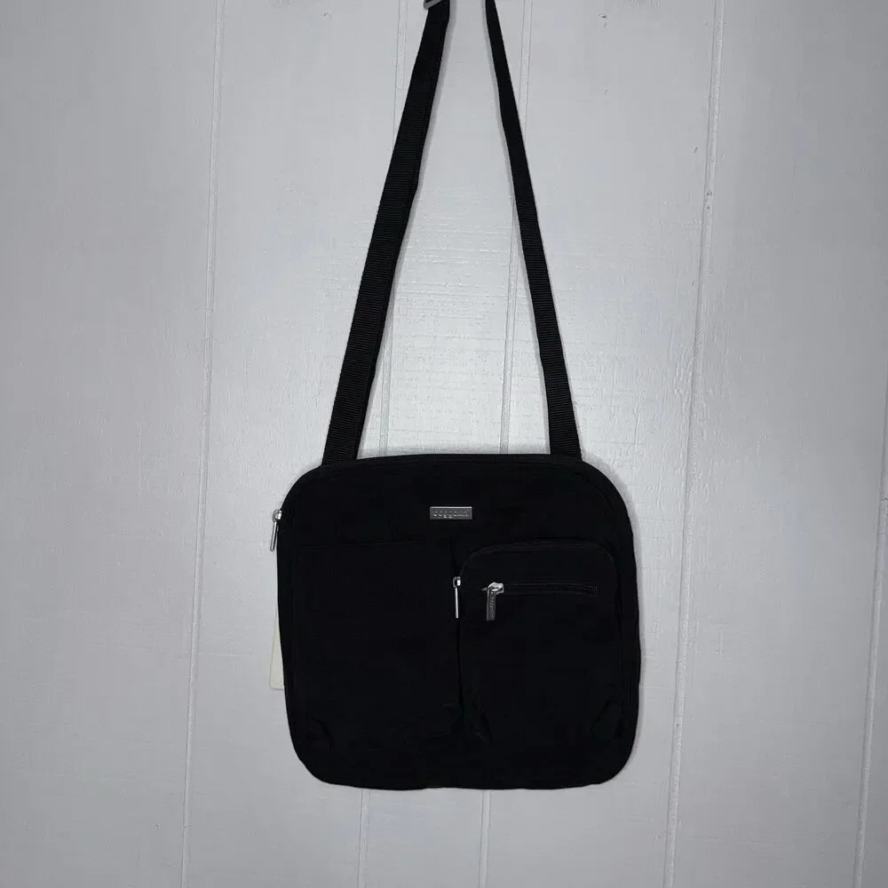 Baggallini Canyon Bagg Black Nylon Crossbody NWT